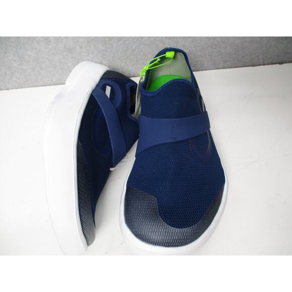 Oofos OOMG Mesh Shoes Mens Size 8.5 Comfort Slip On Recovery Walking Blue